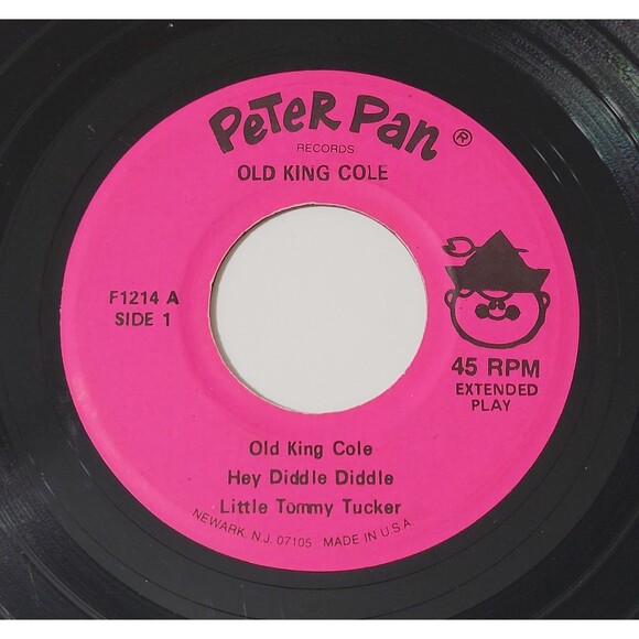 Peter Pan Players Old King Cole EP 45 RPM VG Children's 60s - Picture 1 of 2
